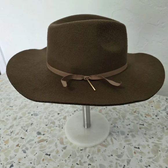 Abercrombie & Fitch Brown Wide Brim Hat - Picture 2 of 11